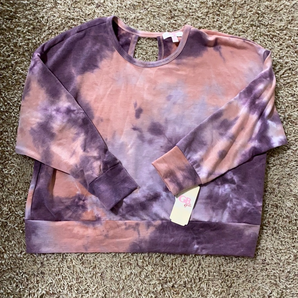 GB Girls Longsleeve Tie Dye Top